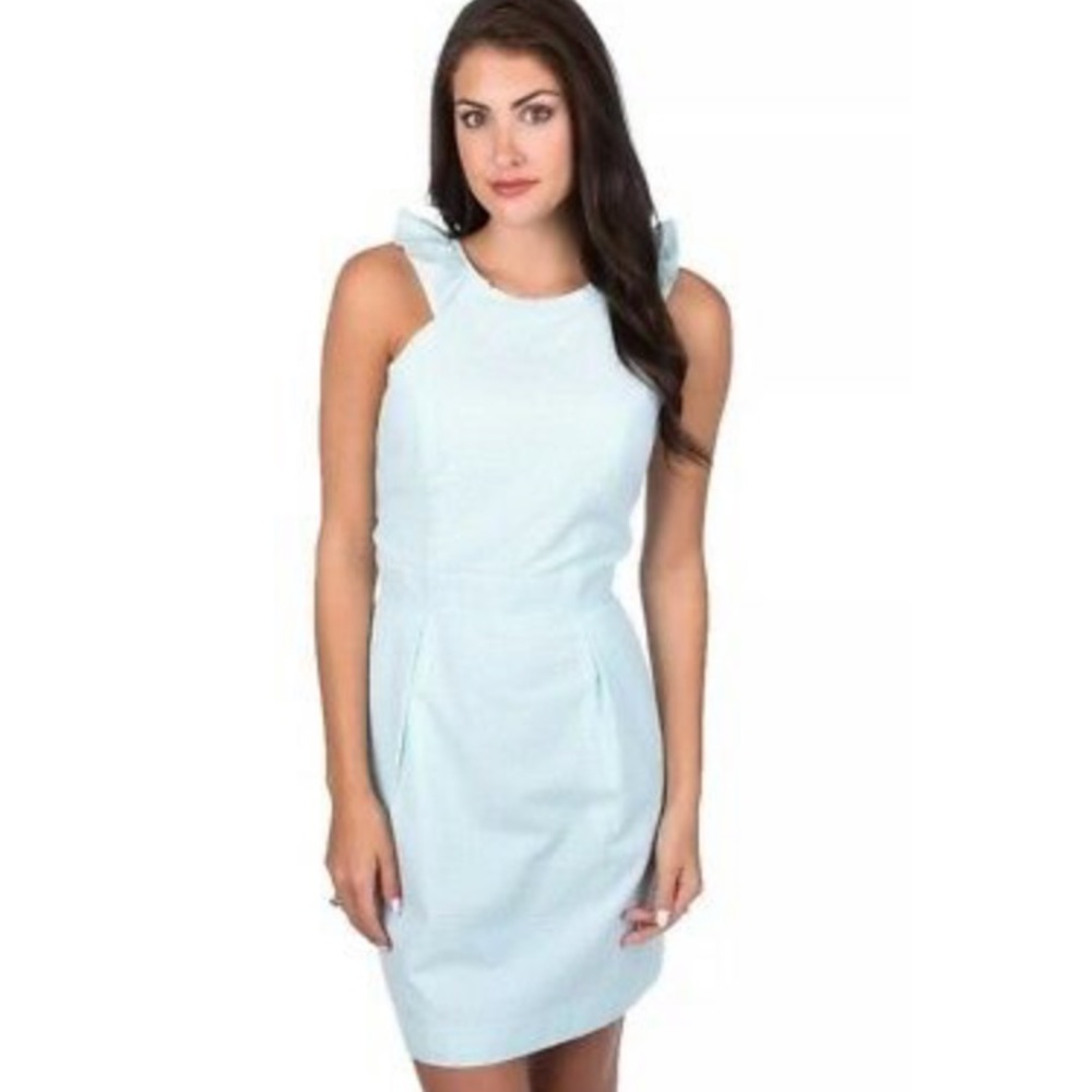 Lauren James Womens Claire Seersucker Dress